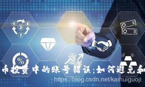 虚拟币投资中的账号错误：如何避免和应对