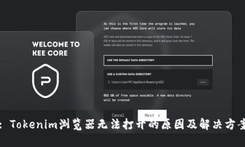 : Tokenim浏览器无法打开的原因及解决方案