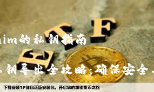 导出Tokenim的私钥指南

Tokenim私钥导出全攻略：确保安全与操作指南