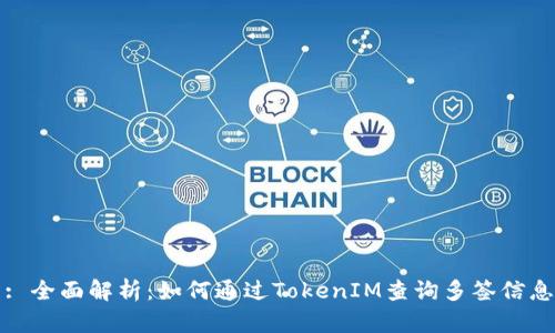 : 全面解析：如何通过TokenIM查询多签信息